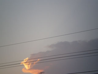 【雲と夏と夕日】